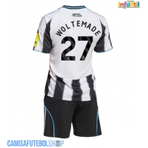 Camisa de time de futebol Newcastle United Nick Woltemade #27 Replicas 1º Equipamento Infantil 2025-26 Manga Curta (+ Calças curtas)